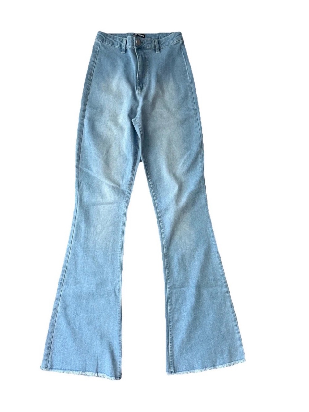 ✨ Light Wash High Rise Bell Bottom Jeans Size 7 Festival Country Boho Western ✨